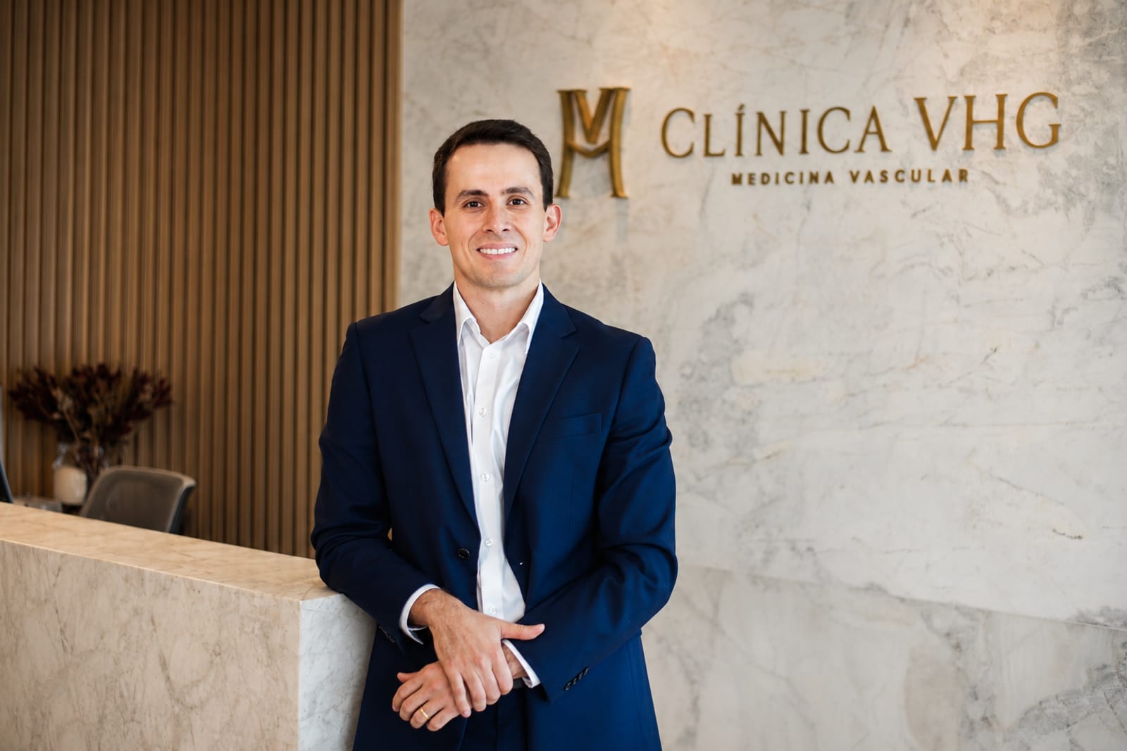 Recepção da Clínica VHG - Medicina Vascular, no RioMar Trade Center em Fortaleza