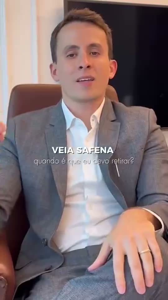 Quando tratar a safena? Os dois critérios que definem a indicação